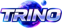 Logo Trino Casino z planetą i księżycem